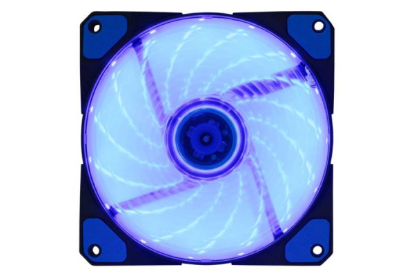 Ventilator carcasa PC Spacer, LEDuri albastre, 120x120x25 mm, Nou